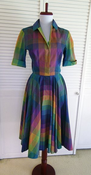 1960s Calif Shirt Dress by Holly Hoelscher | XS/S